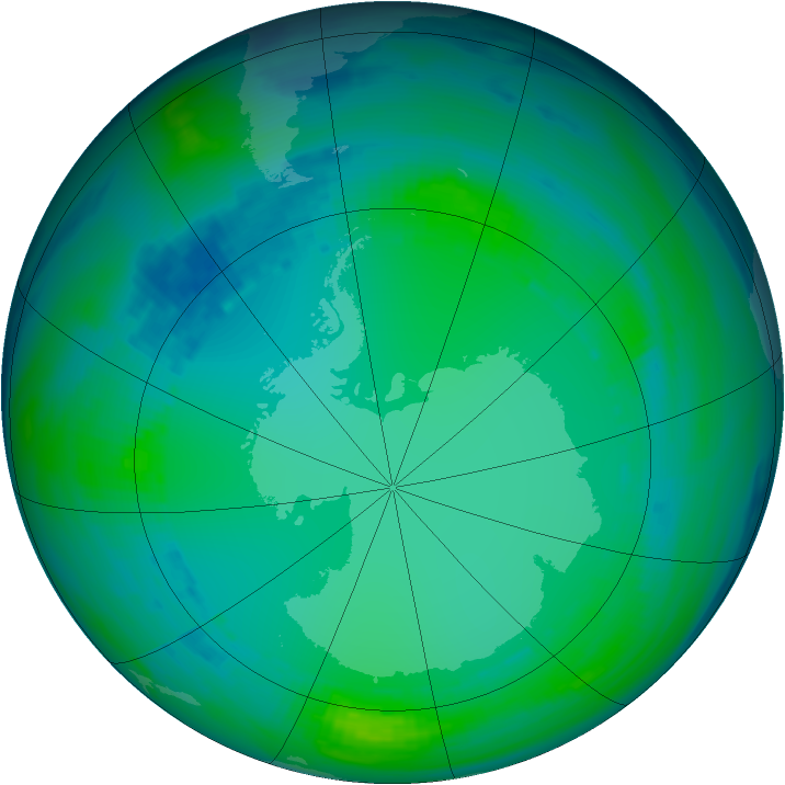 Ozone Map 1985-07-21